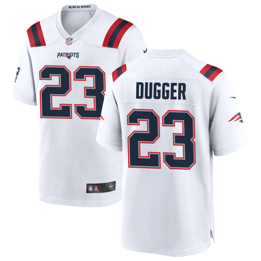 Kyle Dugger New England White Jersey