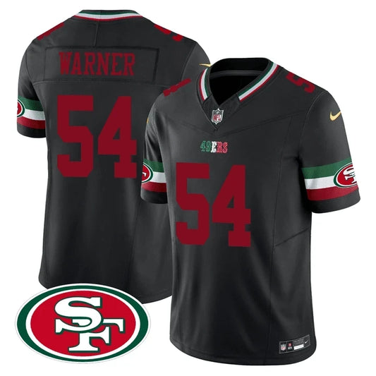 Fred Warner San Francisco Mexico Black Jersey