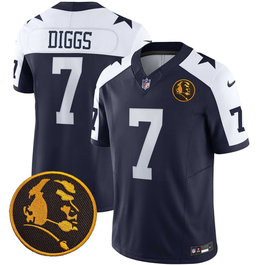 Trevon Diggs Dallas John Madden Patch Jersey