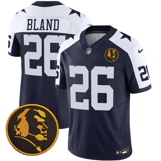 Dallas DaRon Bland John Madden Patch Jersey Thanksgiving