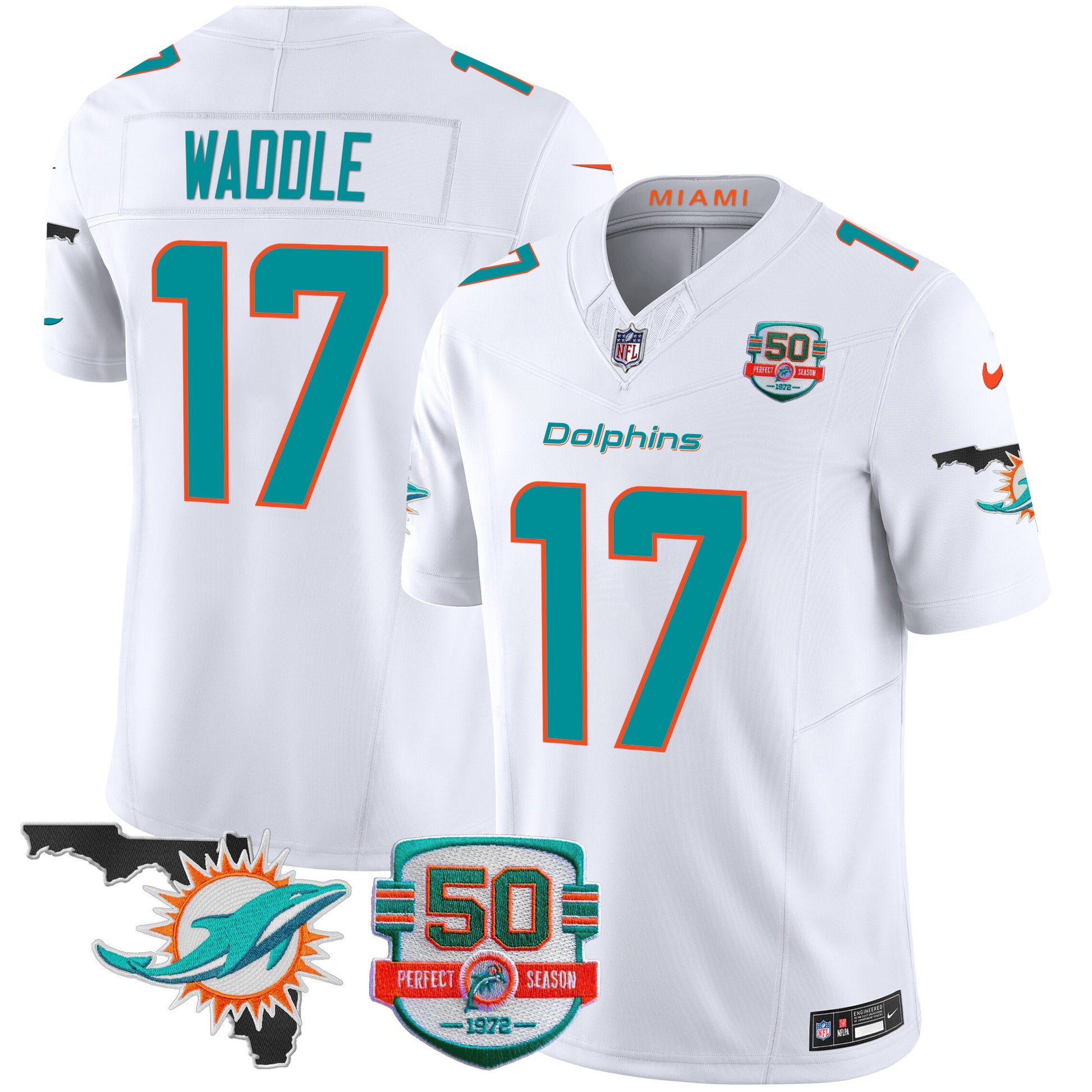 White - Jaylen Waddle