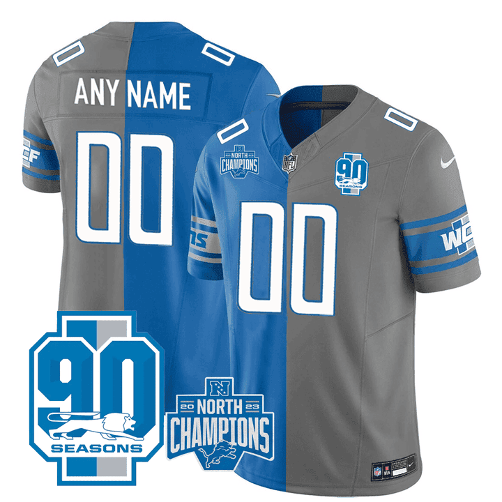 Split Blue - Grey