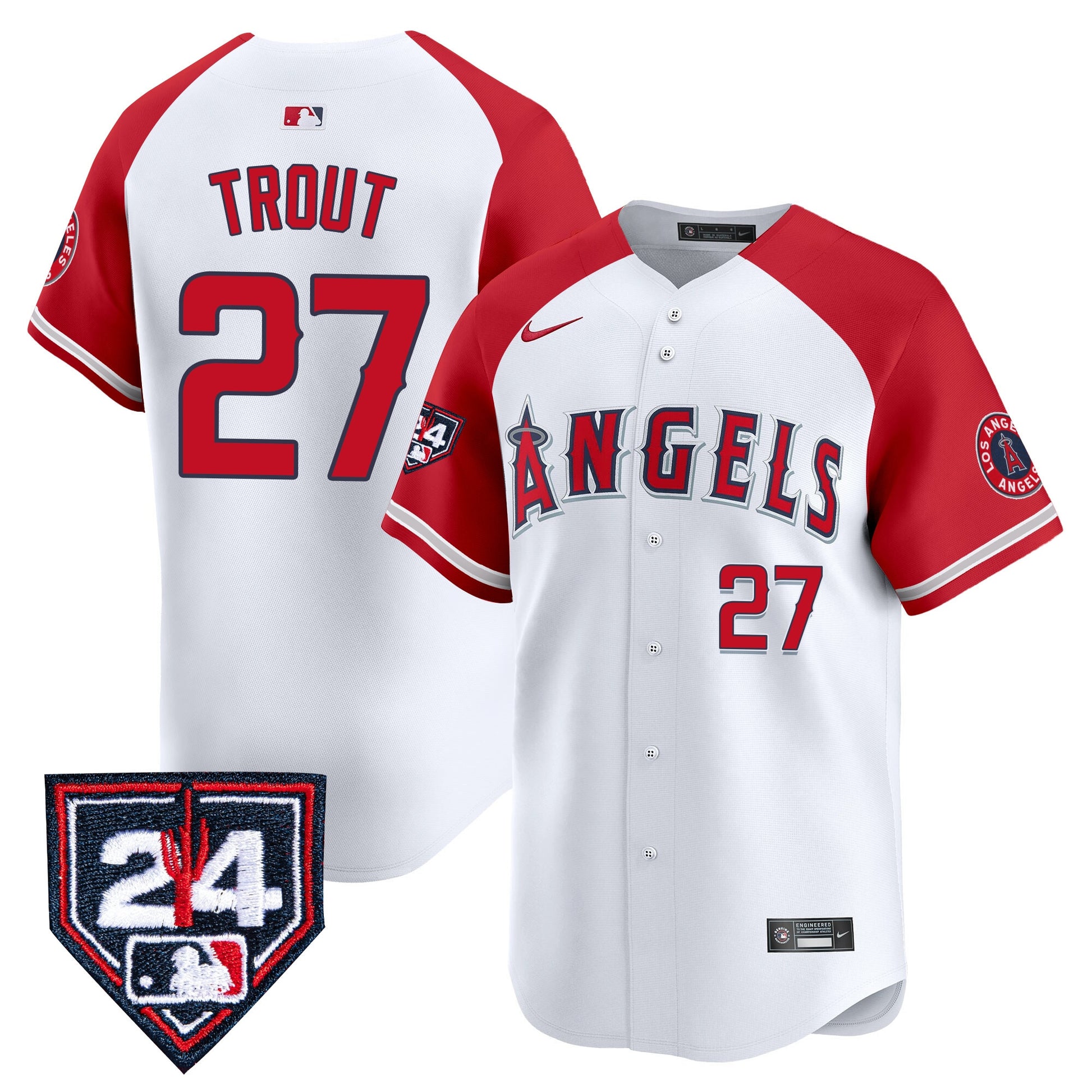White Alternate - Mike Trout