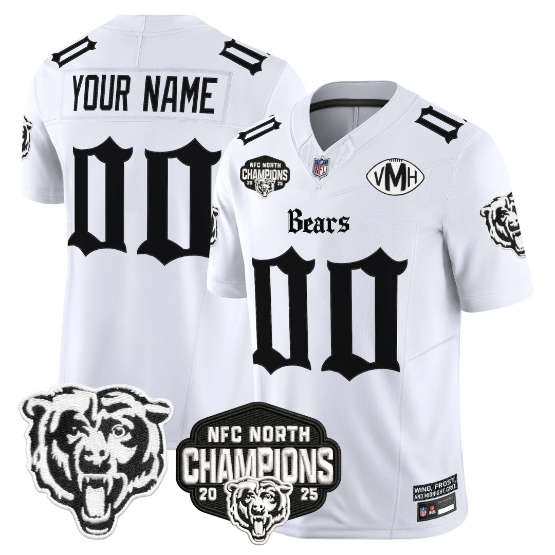 'Gothic Midway Legacy' NFC North Champions Patch Vapor Limited Jersey