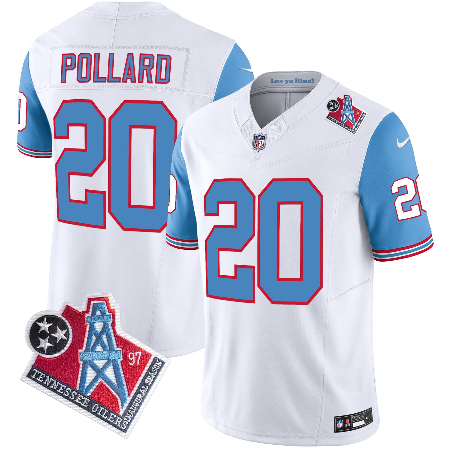 Blue Sleeves - Tony Pollard