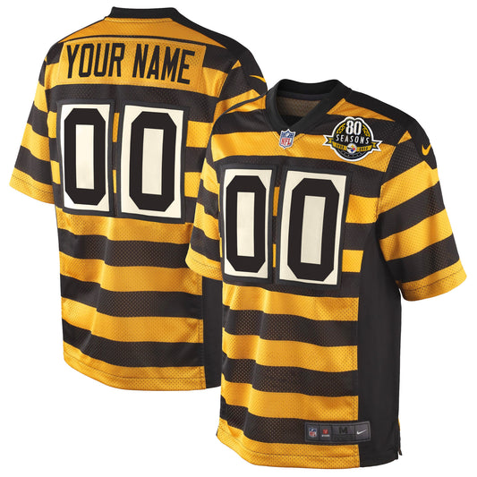 Pittsburgh Throwback Bunblebee Custom Jersey