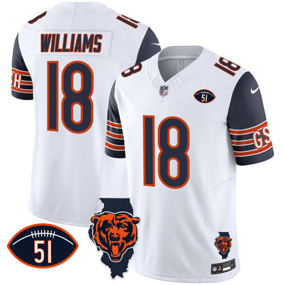 Navy Sleeves - Caleb Williams
