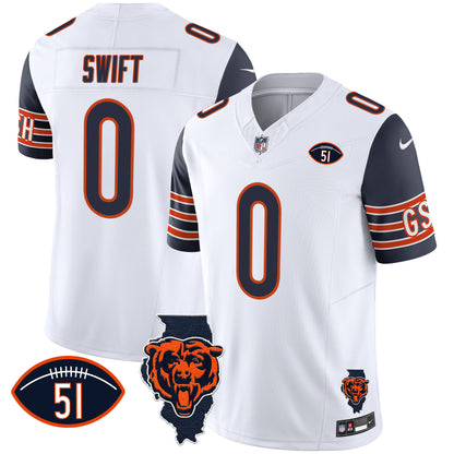 Navy Sleeves - D'Andre Swift