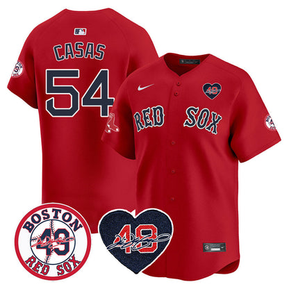 Men’s Tim Wakefield Memorial Patch Vaper Premier Limited Jersey – All Stitched