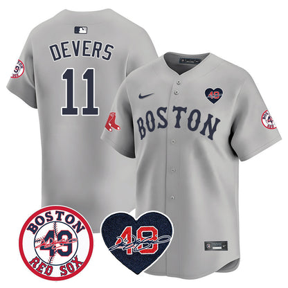 Men’s Tim Wakefield Memorial Patch Vaper Premier Limited Jersey – All Stitched