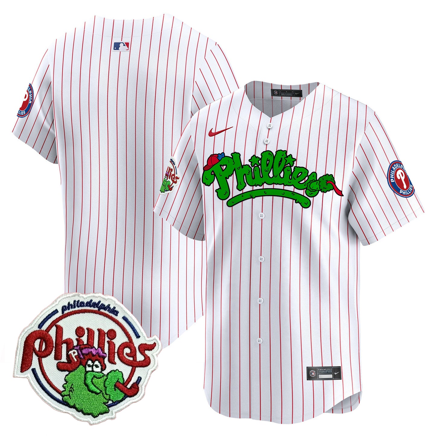 White Pinstripe - Team