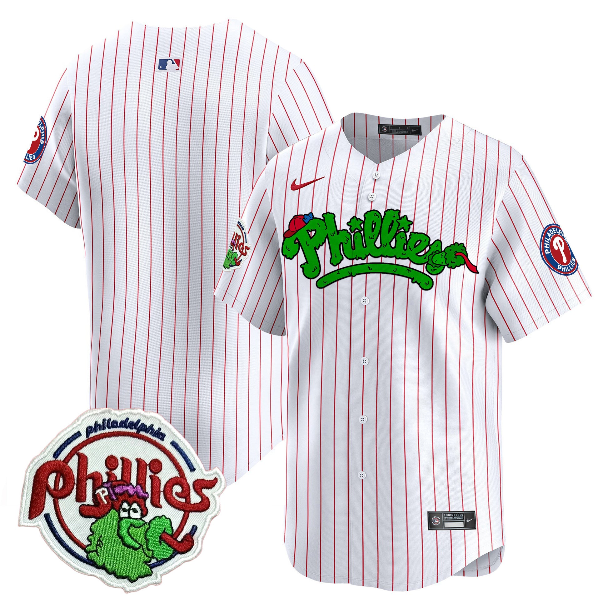 White Pinstripe - Team