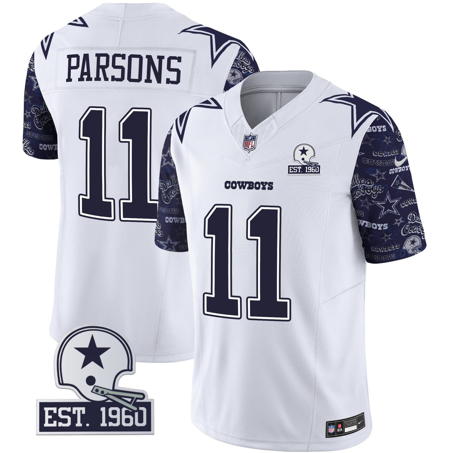 Navy Sleeves - Micah Parsons