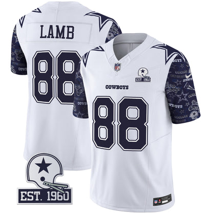 Navy Sleeves - CeeDee Lamb
