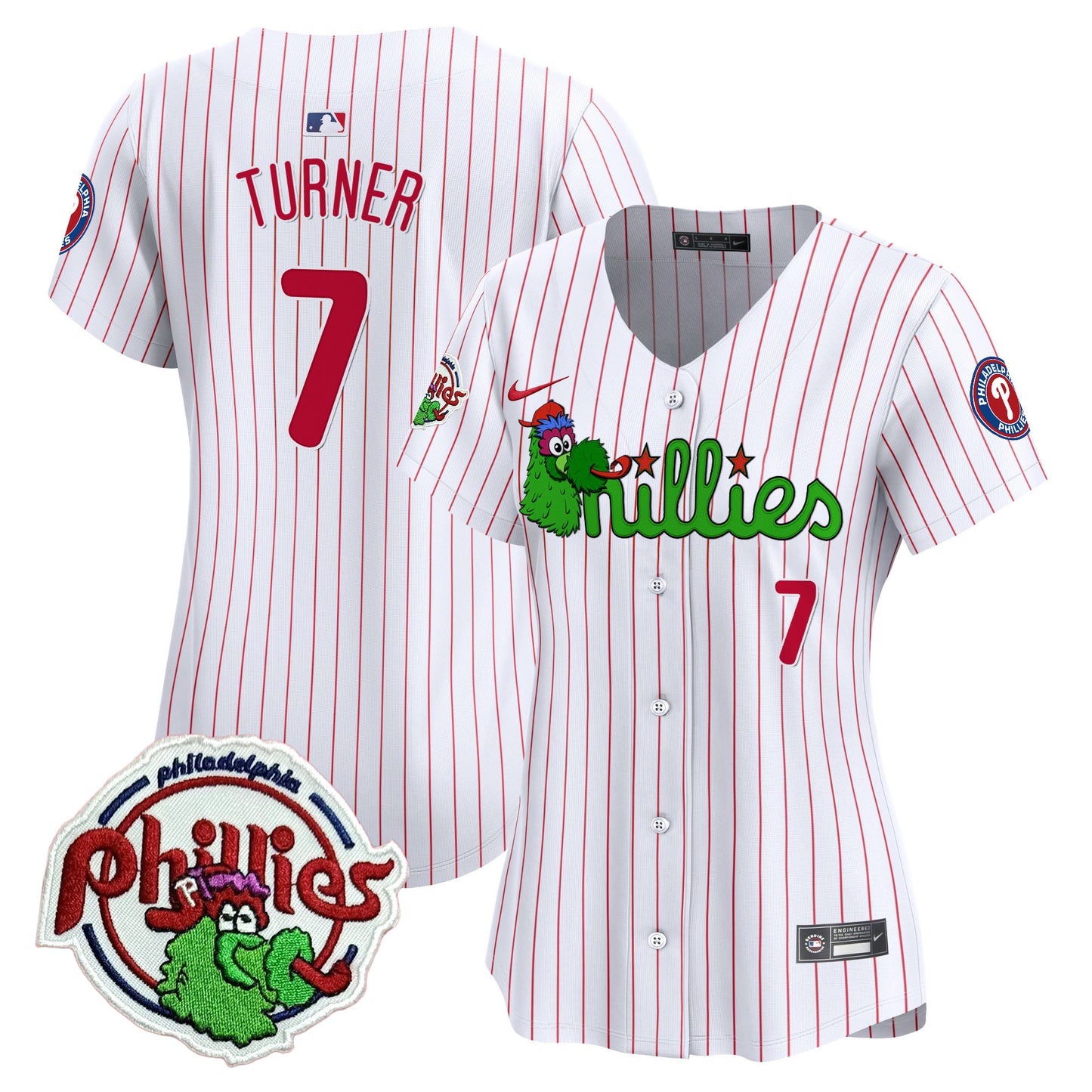 White Pinstripe - Trea Turner