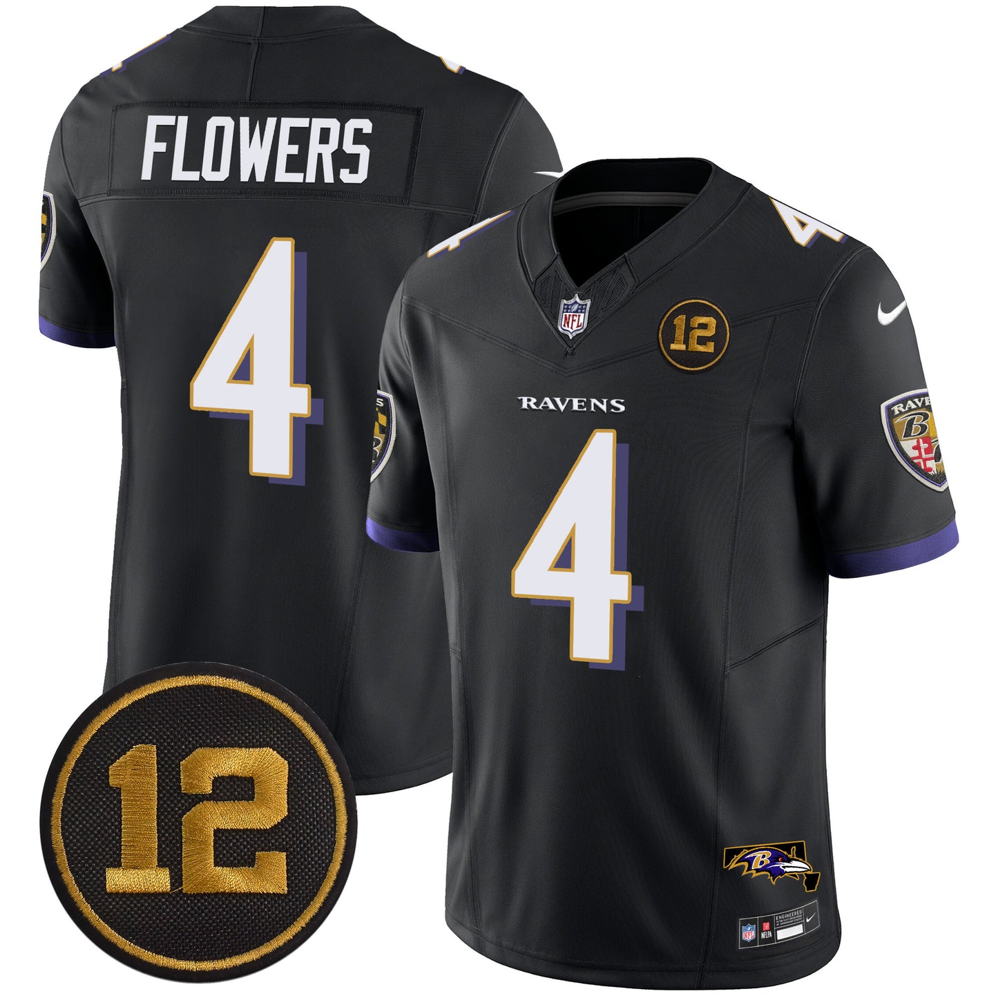 Black - Zay Flowers
