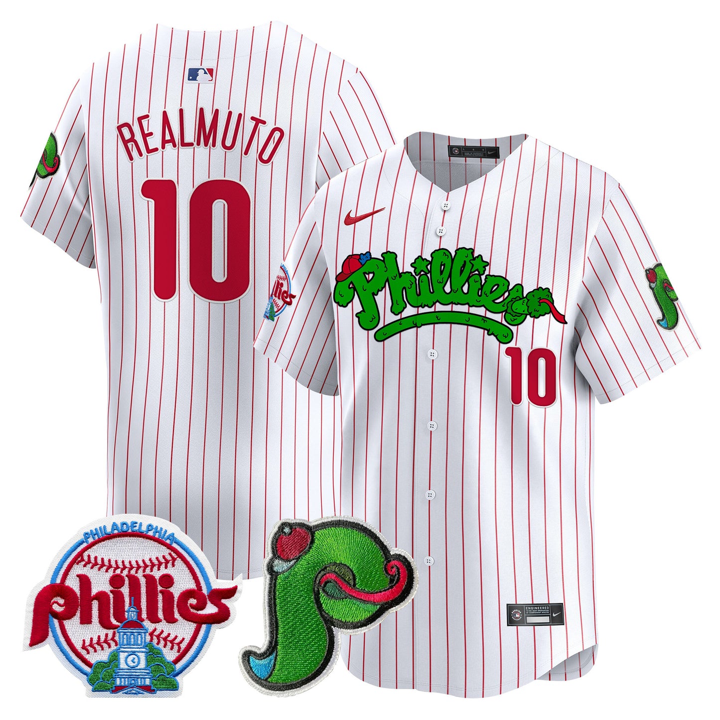 White Pinstripe - J.T.Realmuto
