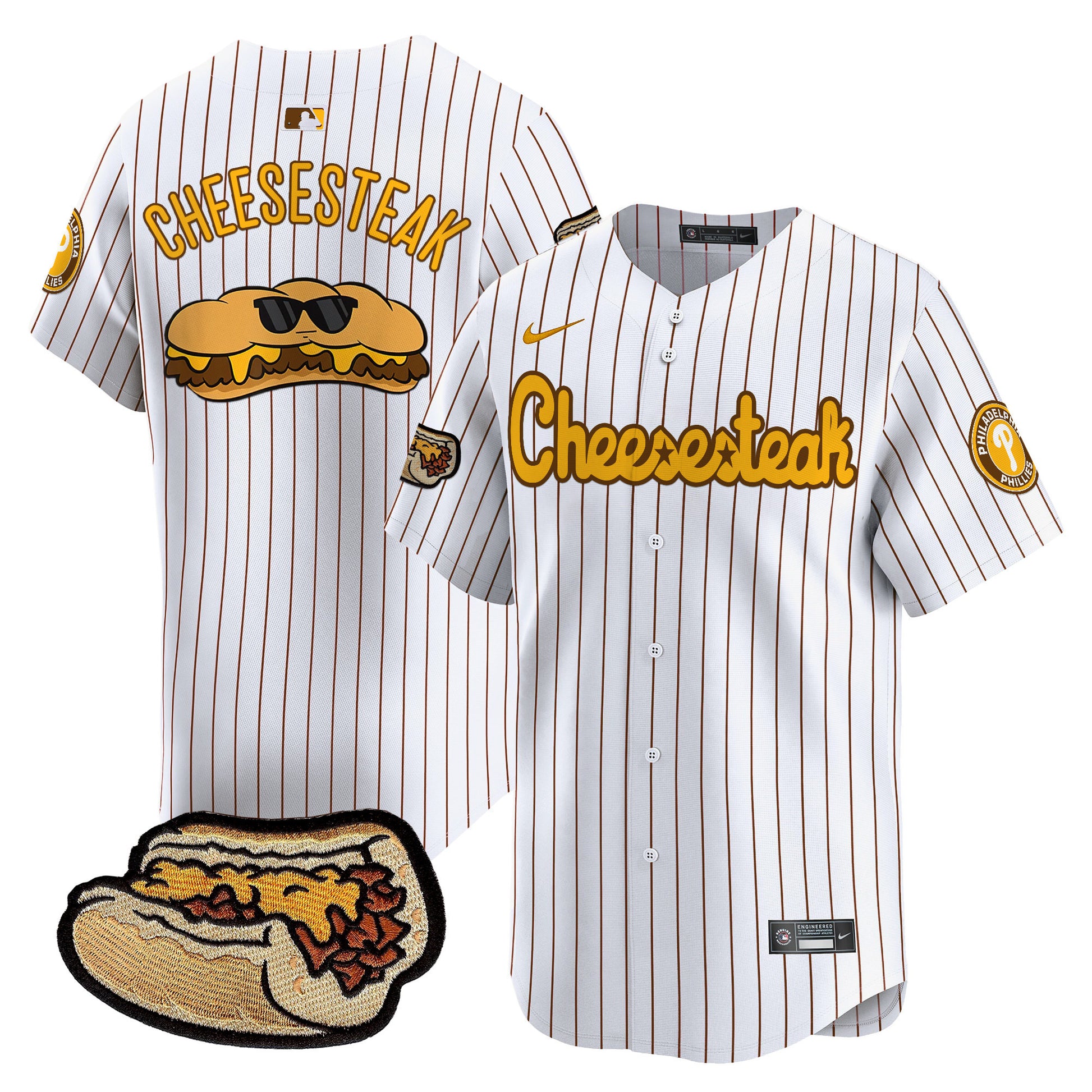 White Pinstripe - Cheesesteak