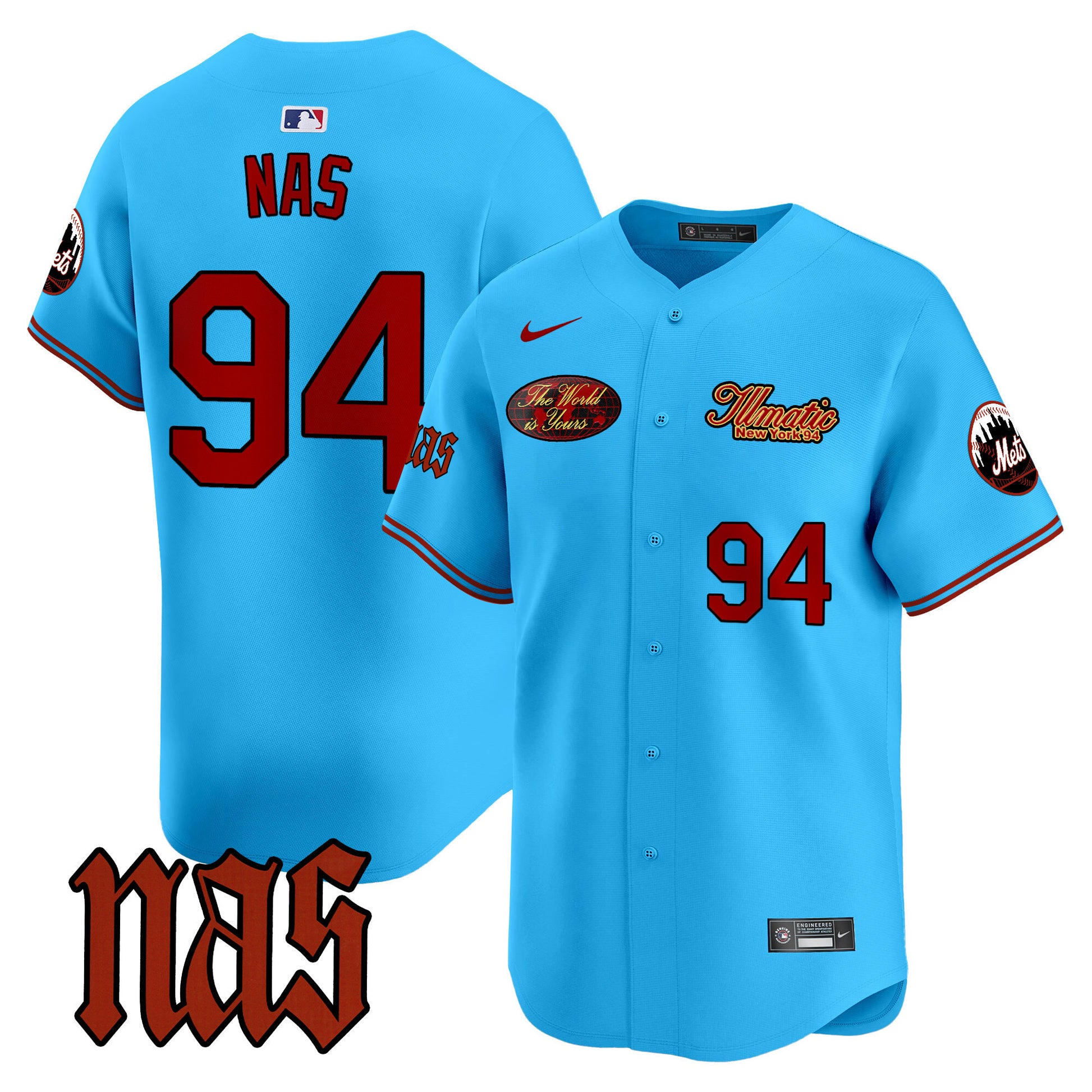 Light Blue - Nas