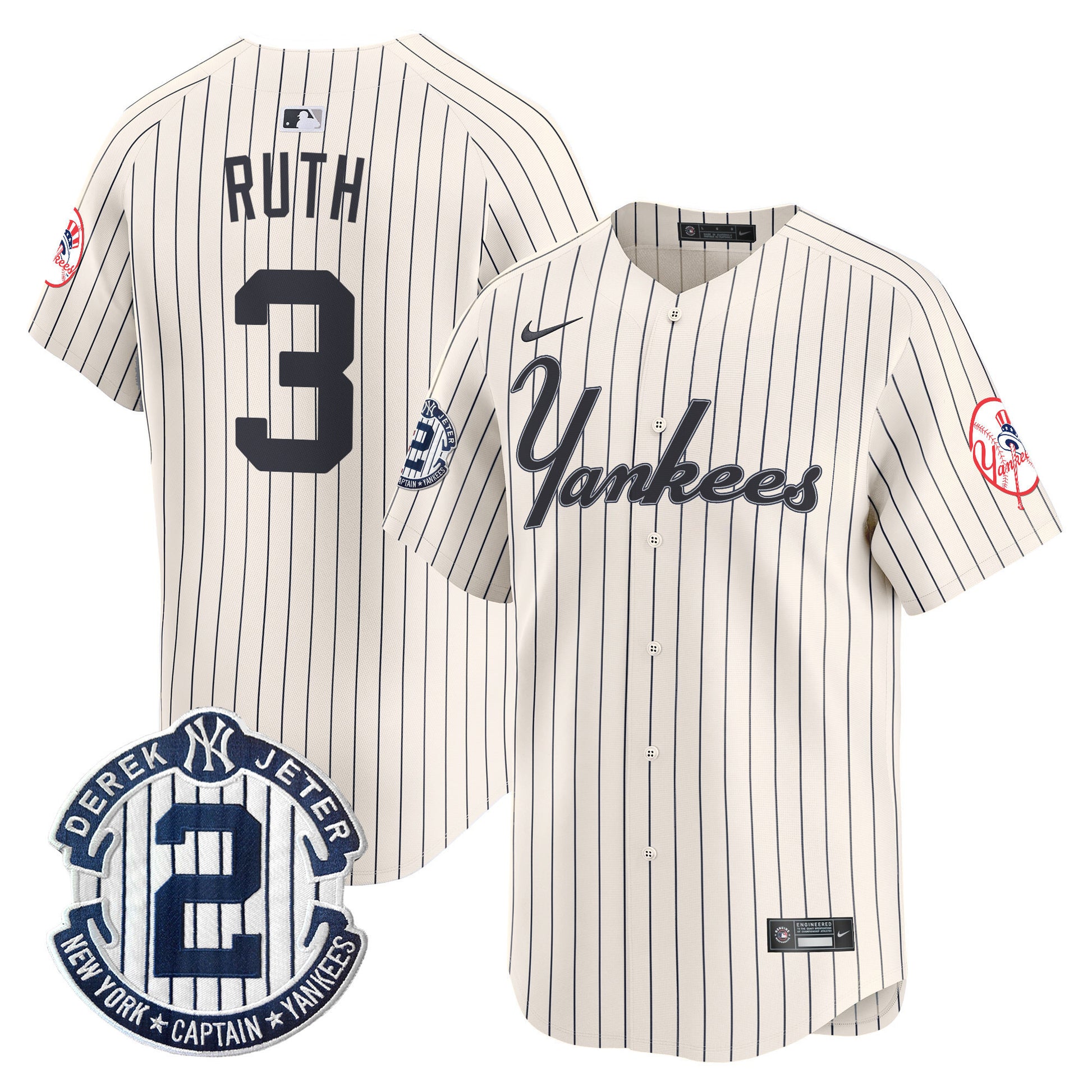 Pinstripe Cream - Babe Ruth