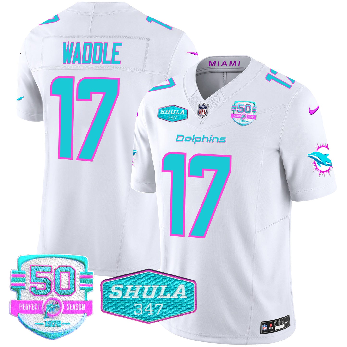 White - Jaylen Waddle