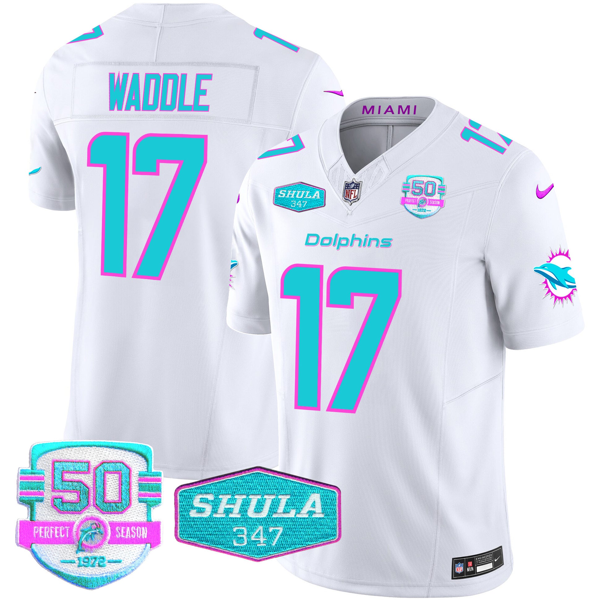 White - Jaylen Waddle