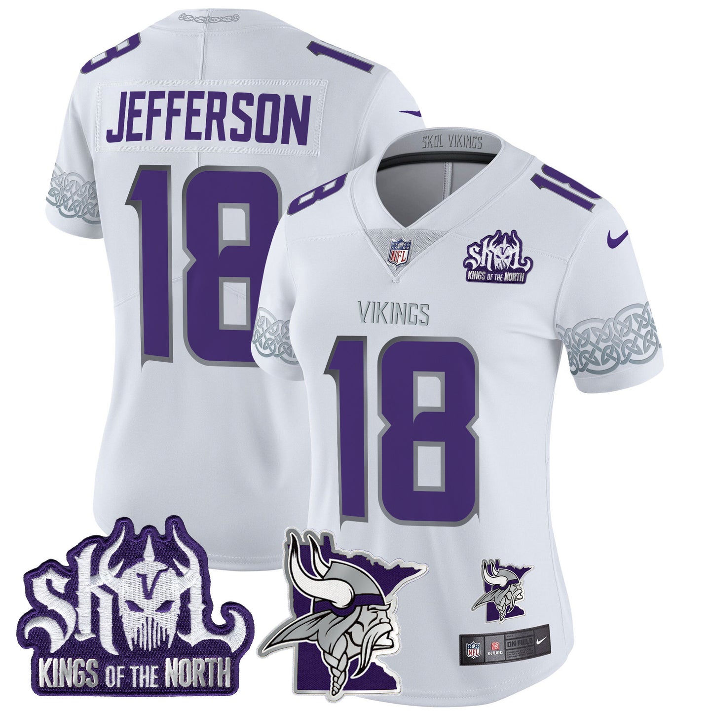 White - Justin Jefferson