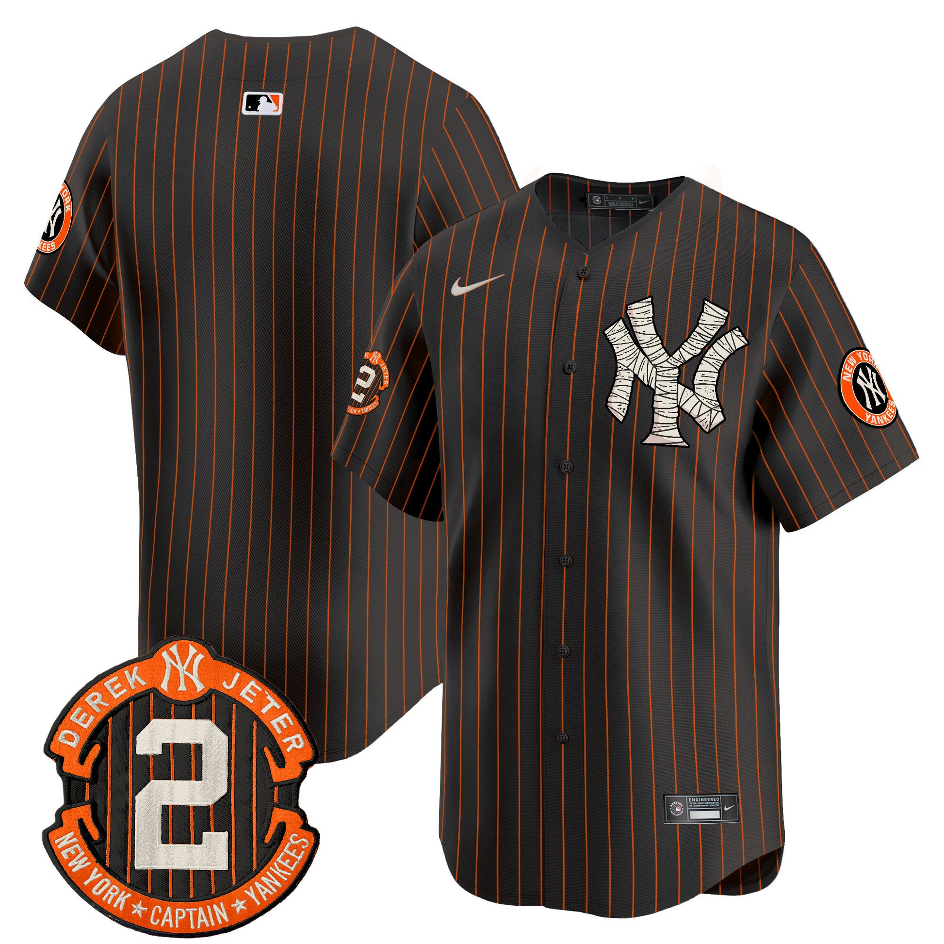 Black Pinstripe - Team