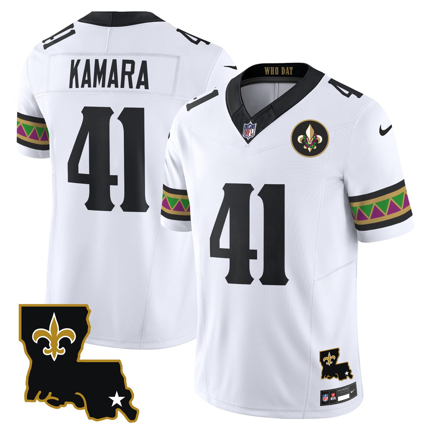 White - Alvin Kamara
