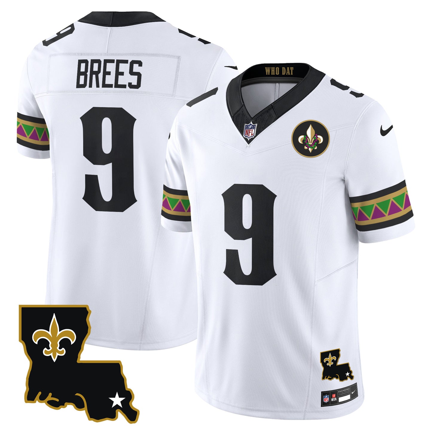 White - Drew Brees