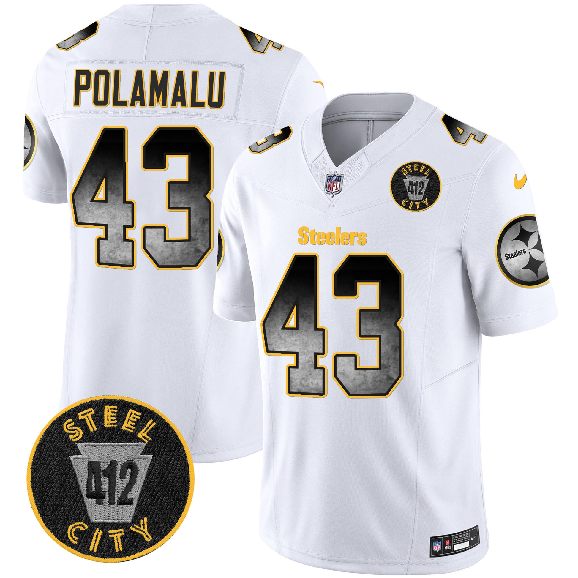 White - Troy Polamalu