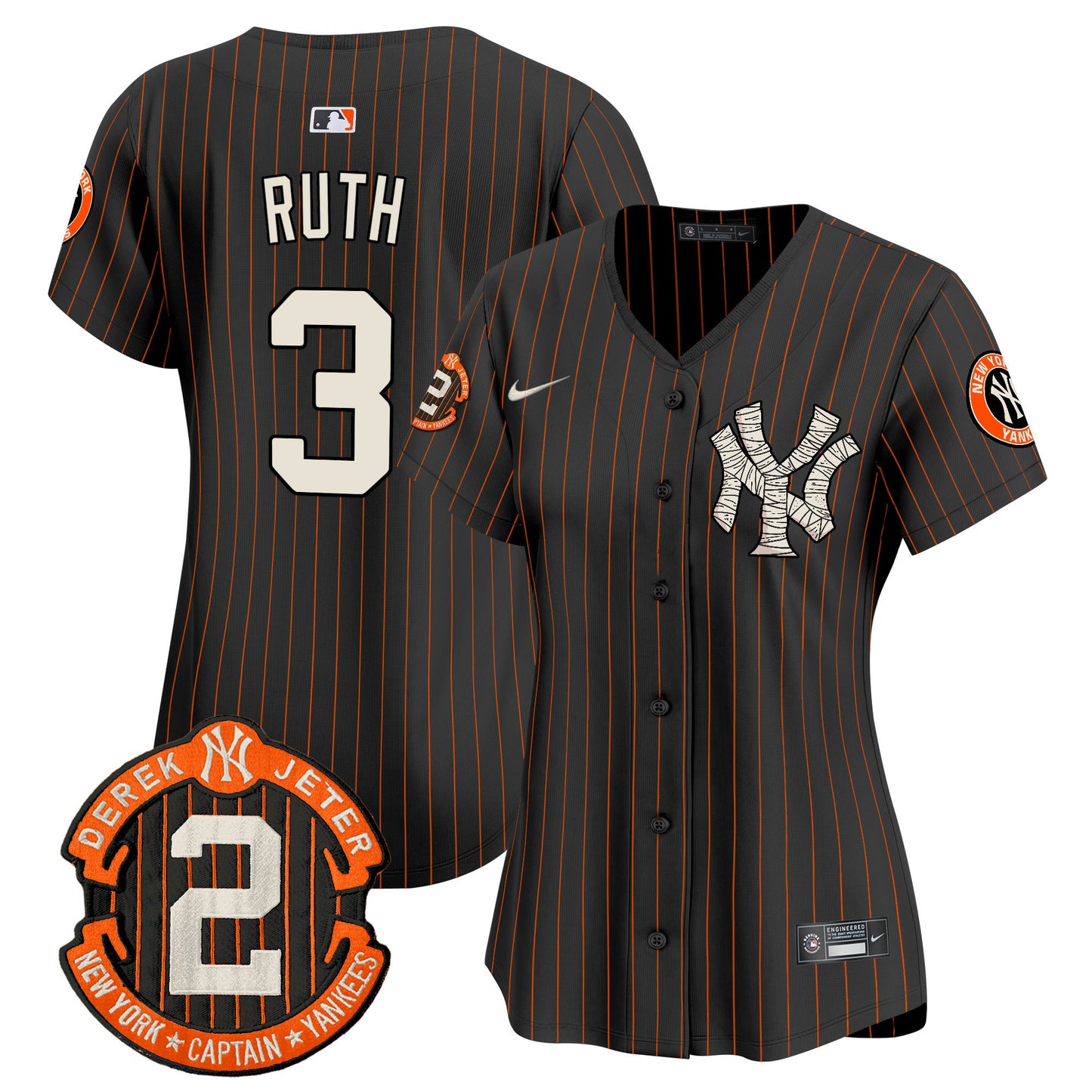 Black Pinstripe - Babe Ruth