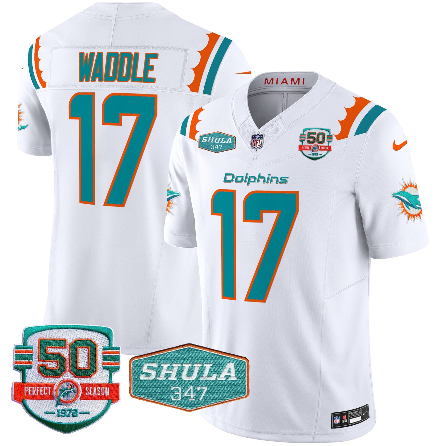 White - Jaylen Waddle