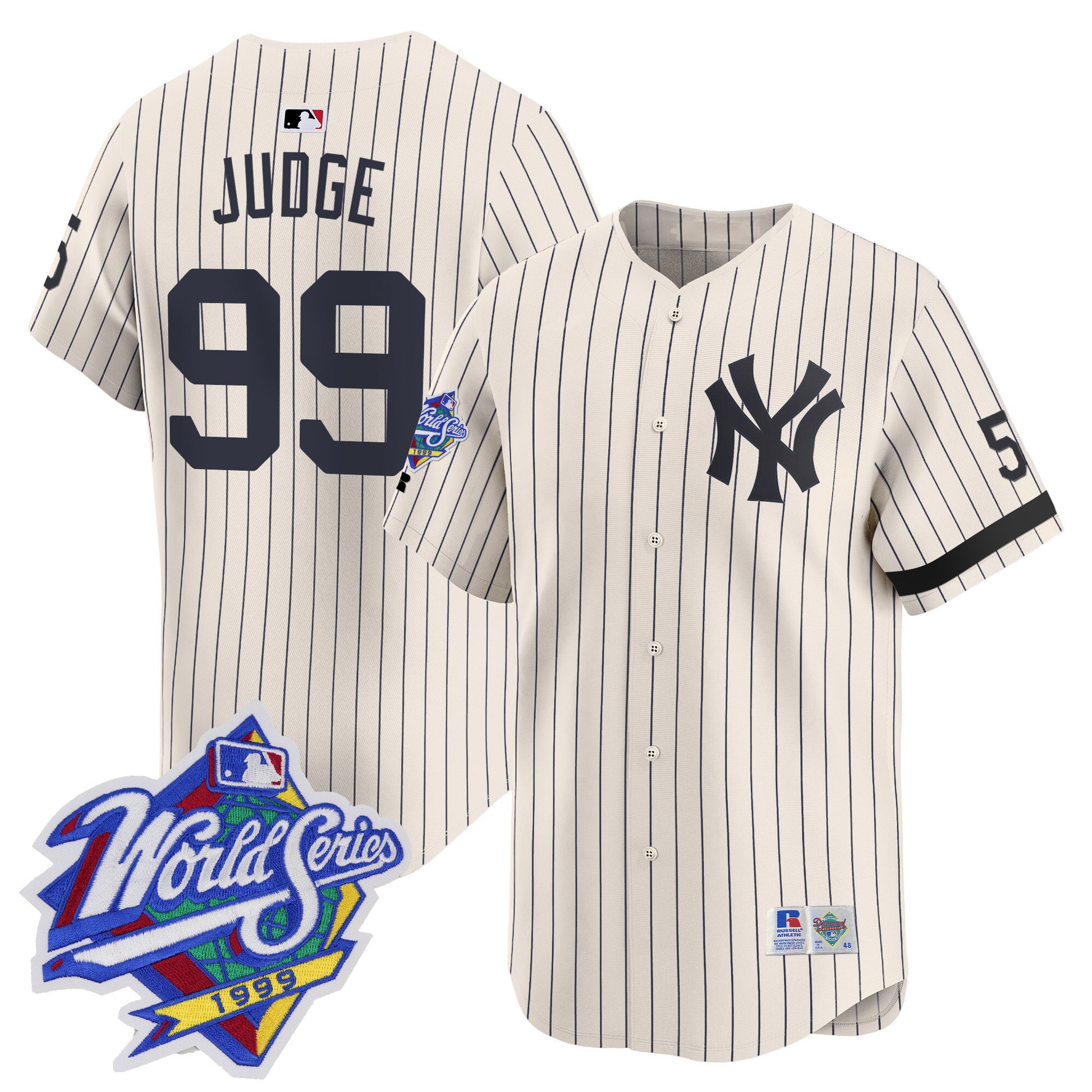 Cream Pinstripe - Aaron Judge