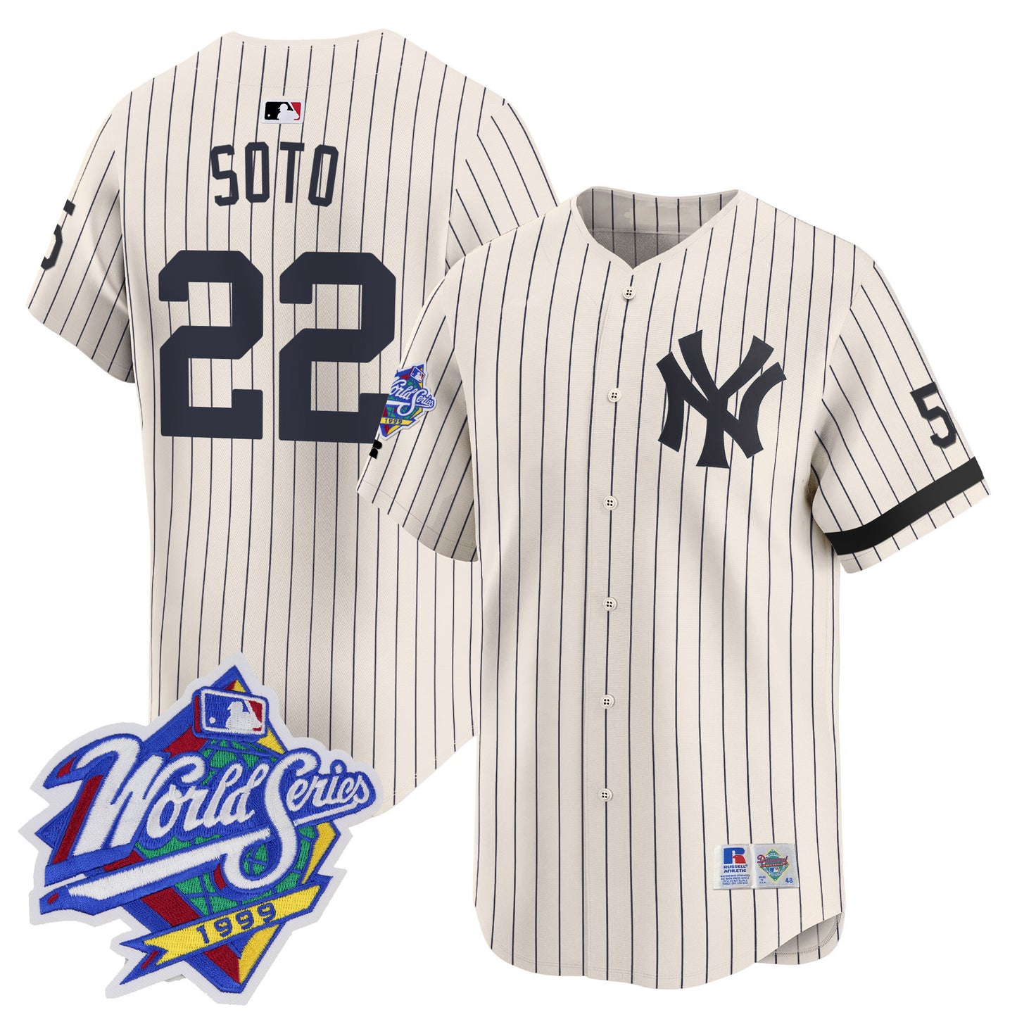 Cream Pinstripe - Juan Soto