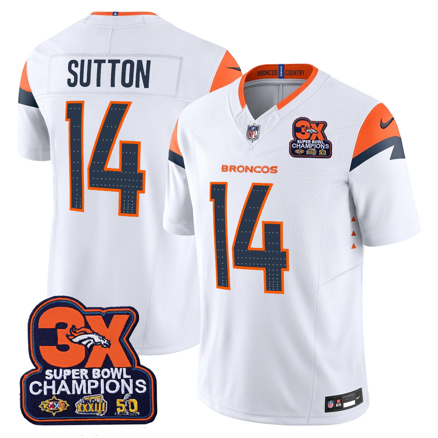 White - Courtland Sutton