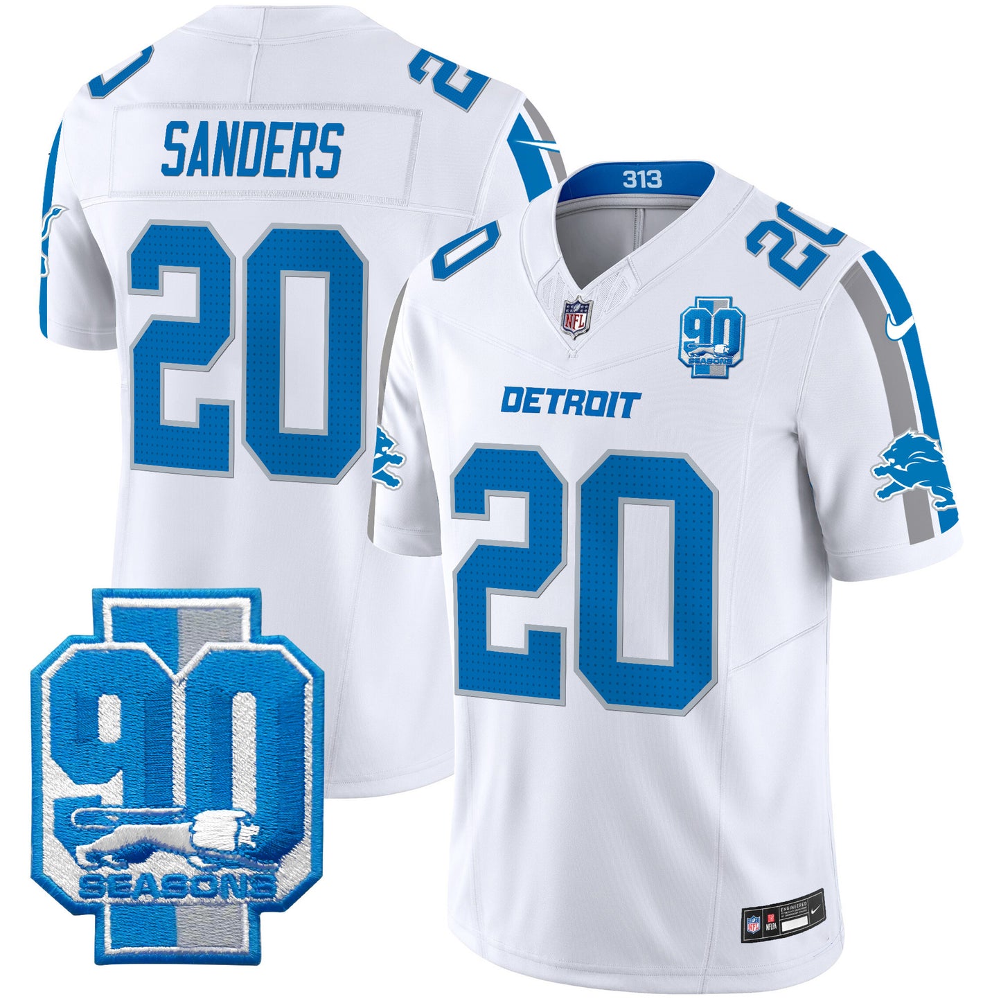 White - Barry Sanders