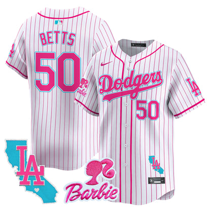 Pink Stripe - Mookie Betts