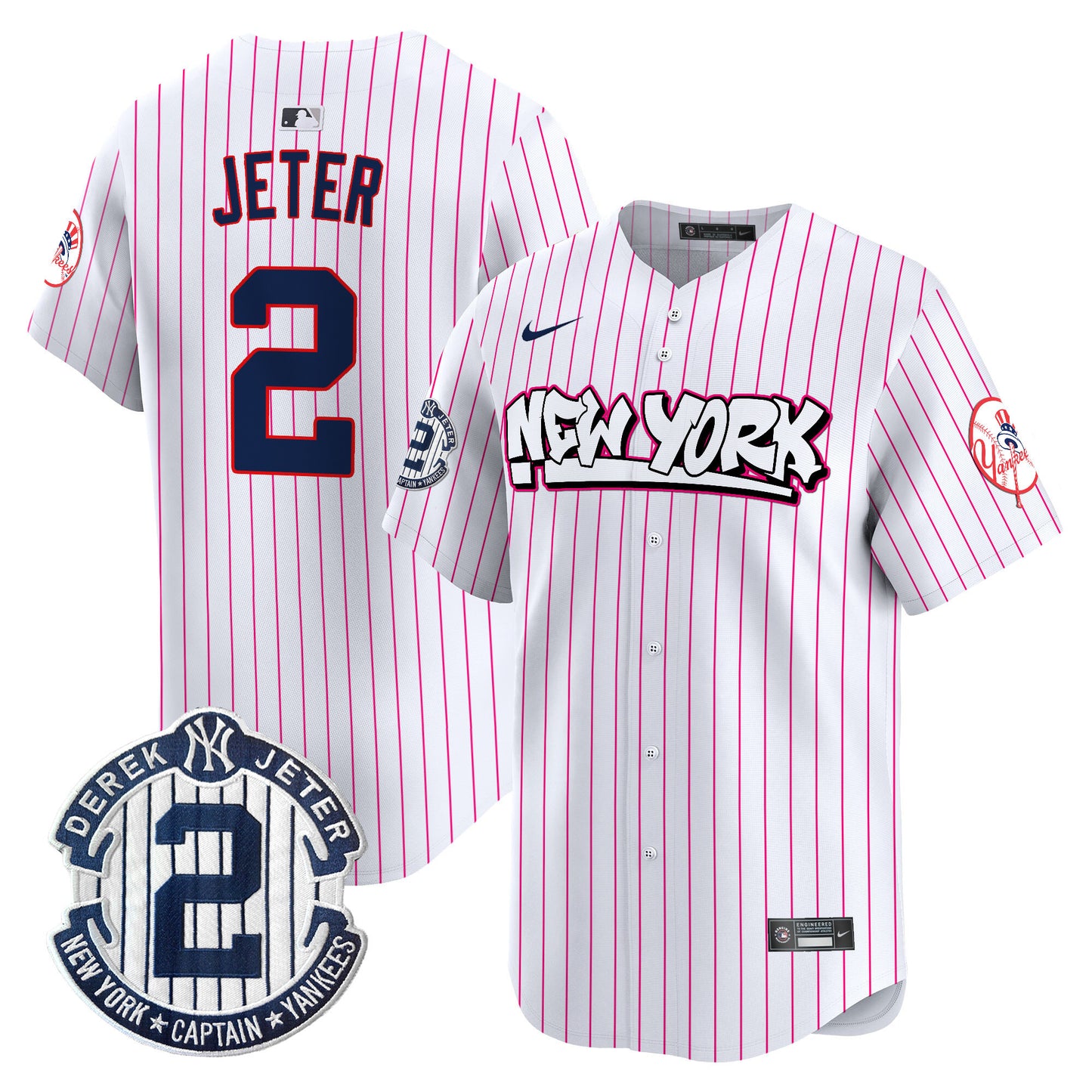 Pink Stripe - Derek Jeter
