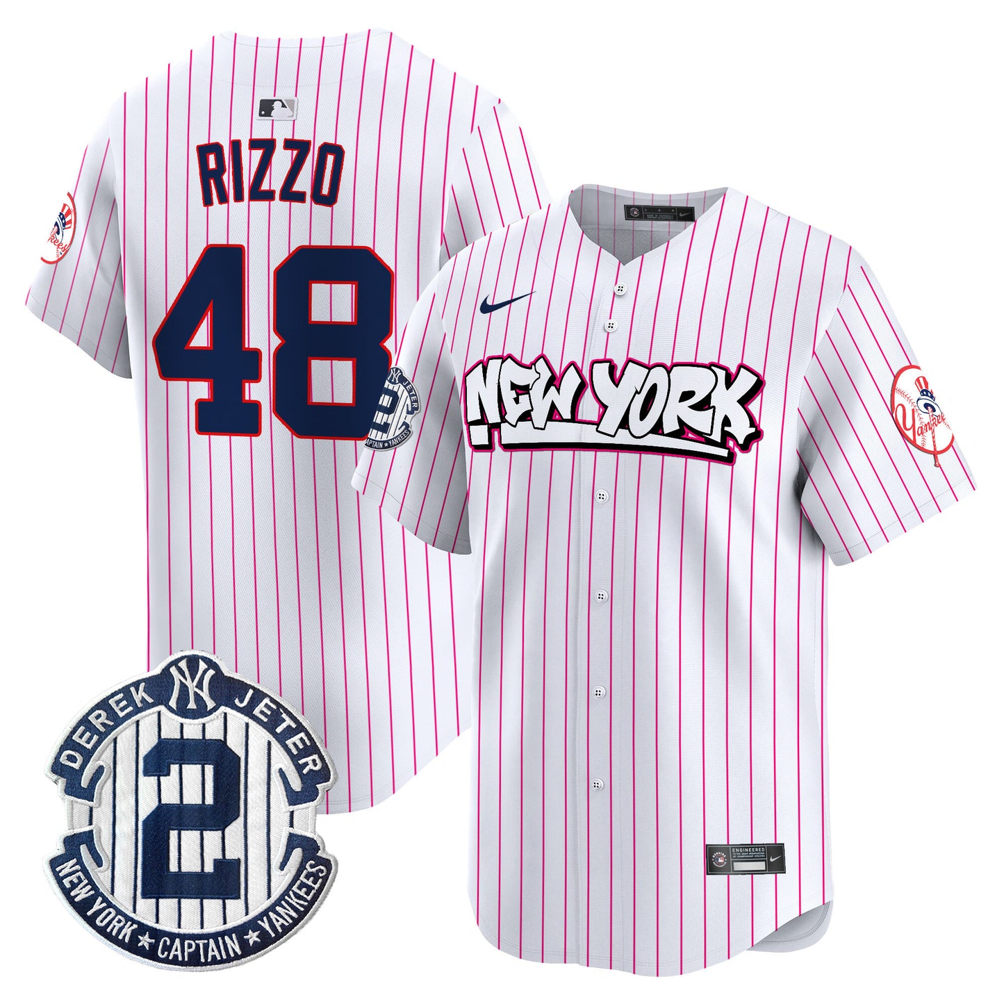 Pink Stripe - Anthony Rizzo