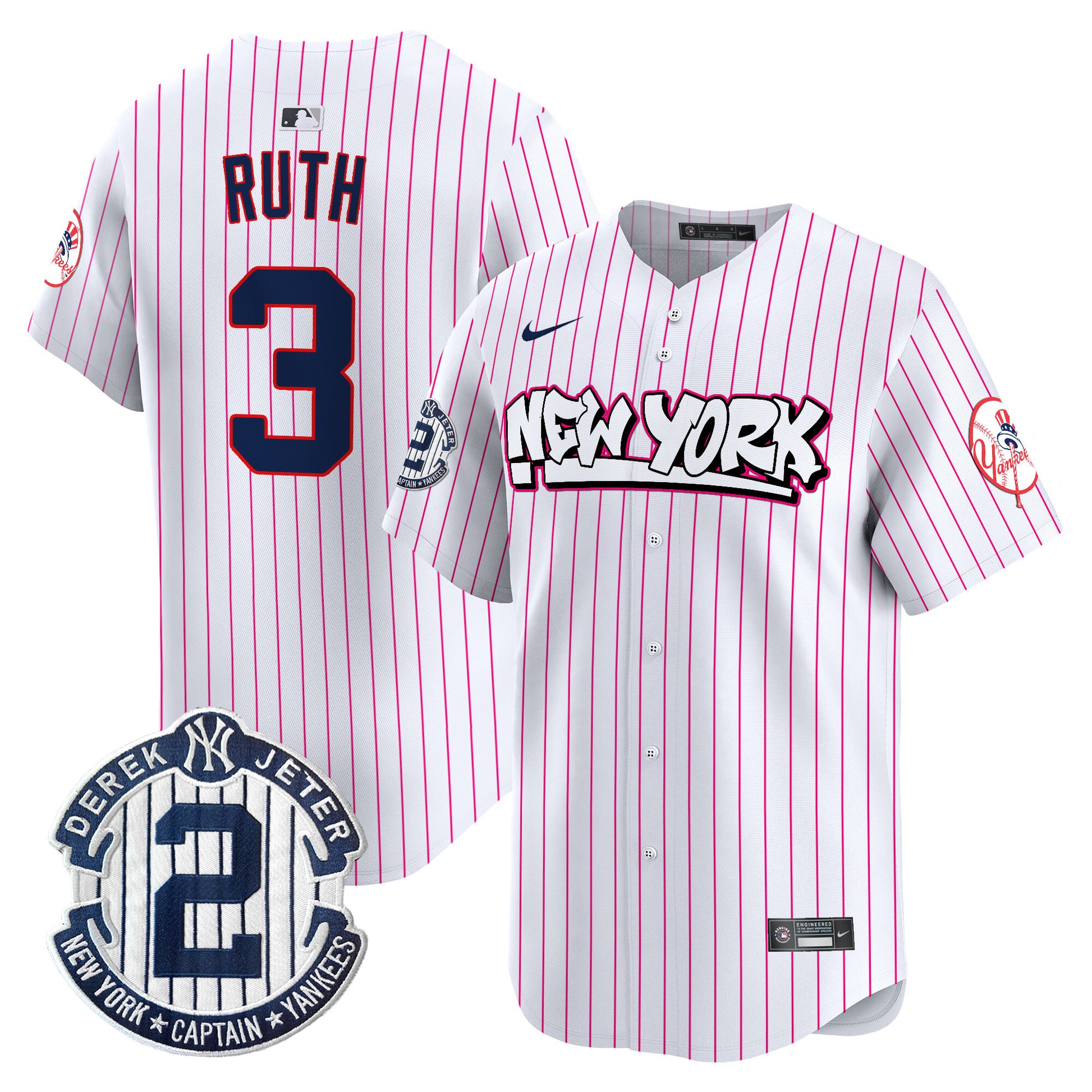 Pink Stripe - Babe Ruth