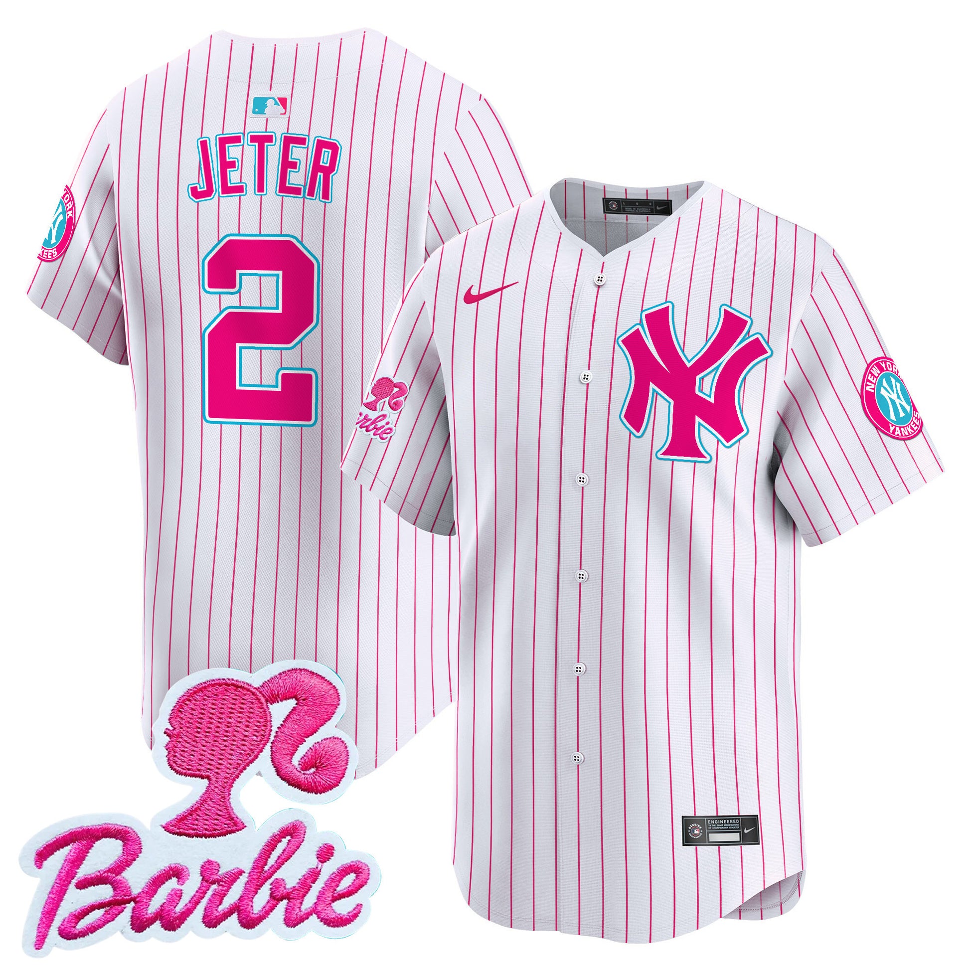 Pink Stripe - Derek Jeter