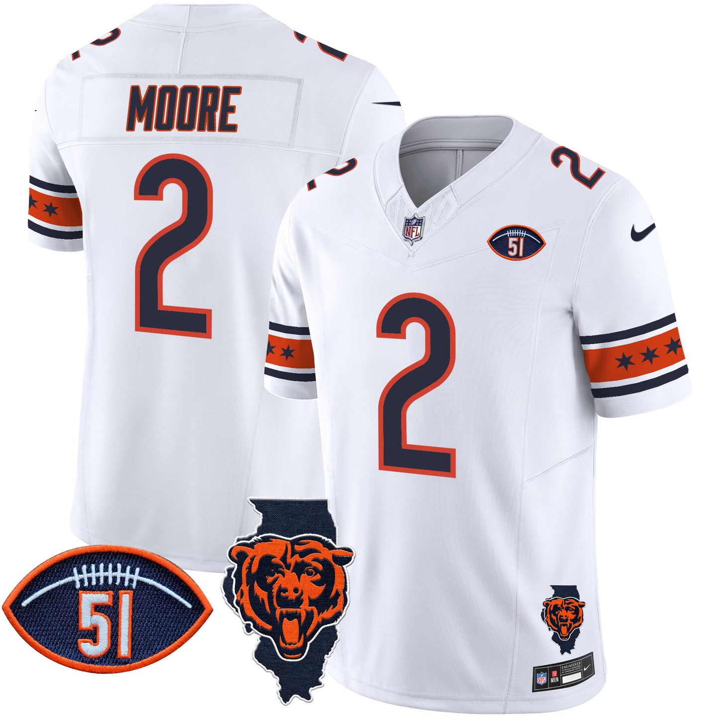 White - D.J. Moore