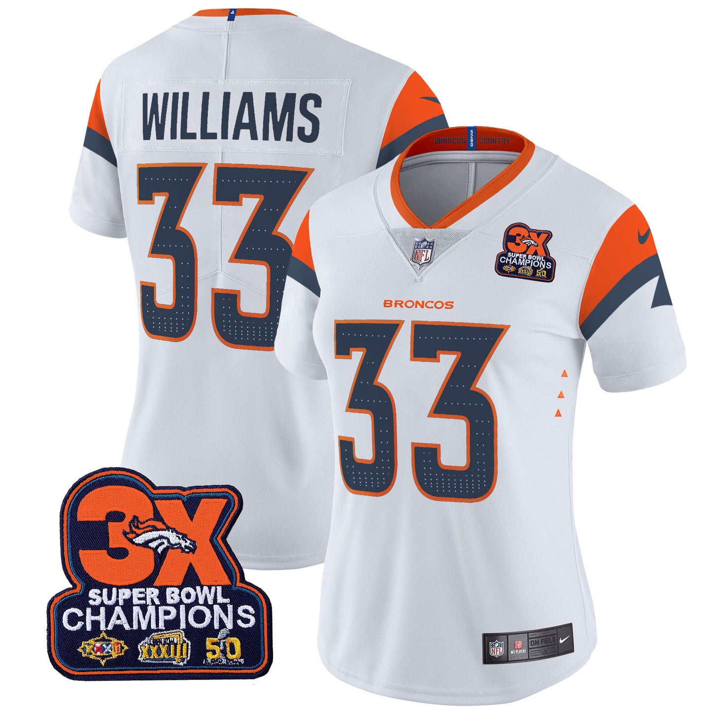 White - Javonte Williams