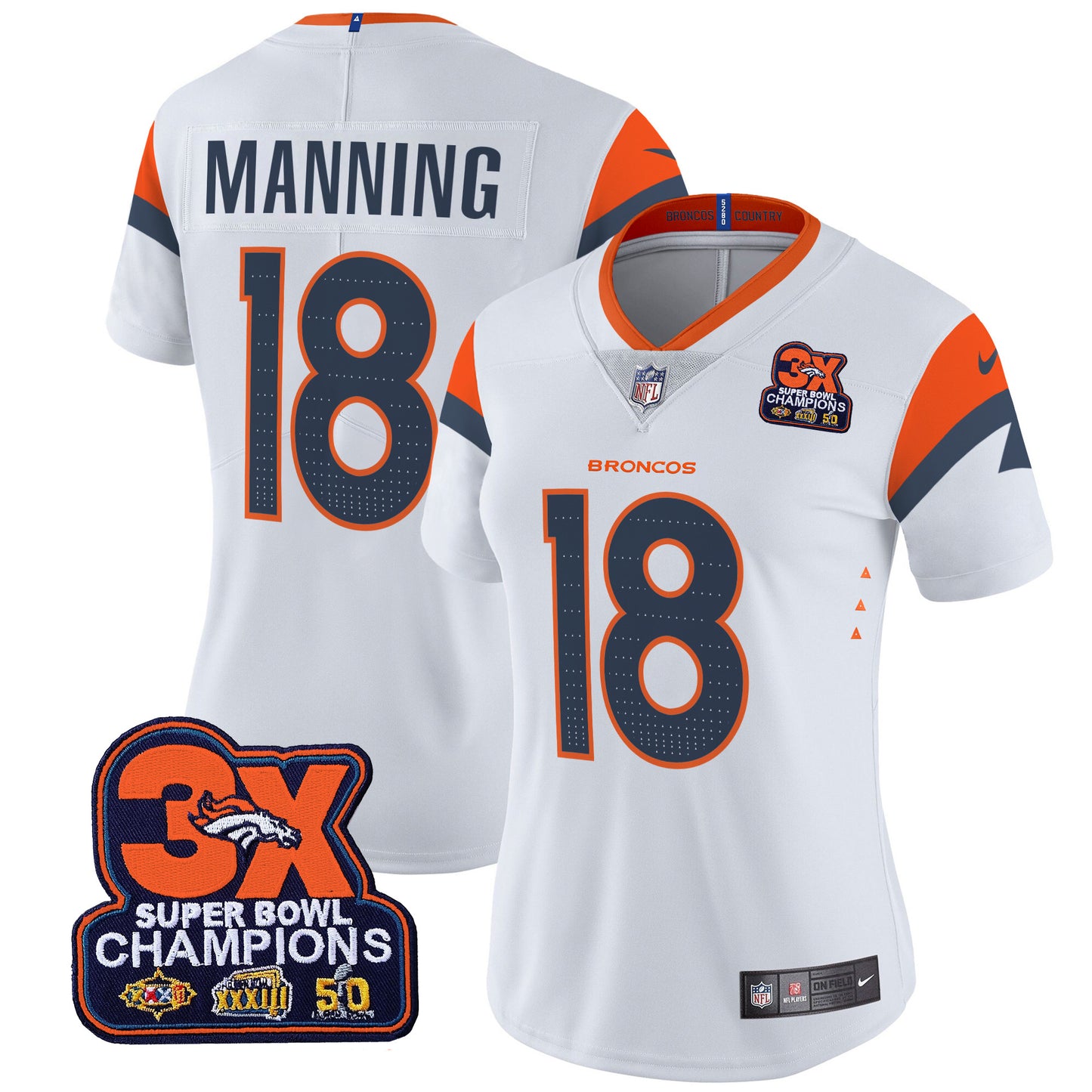 White - Peyton Manning