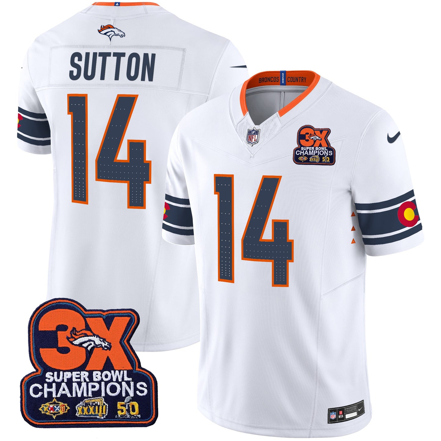 White - Courtland Sutton