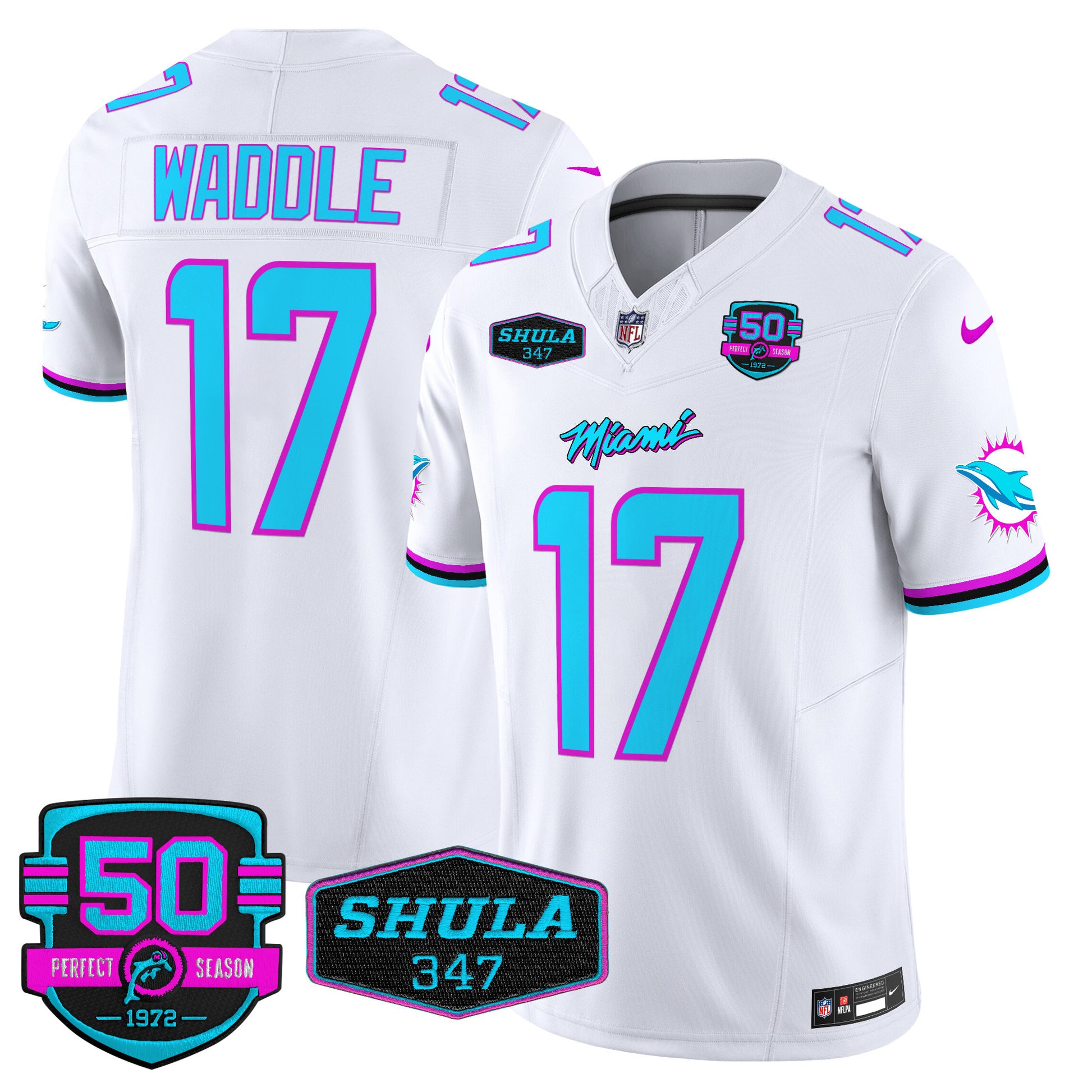 White - Jaylen Waddle