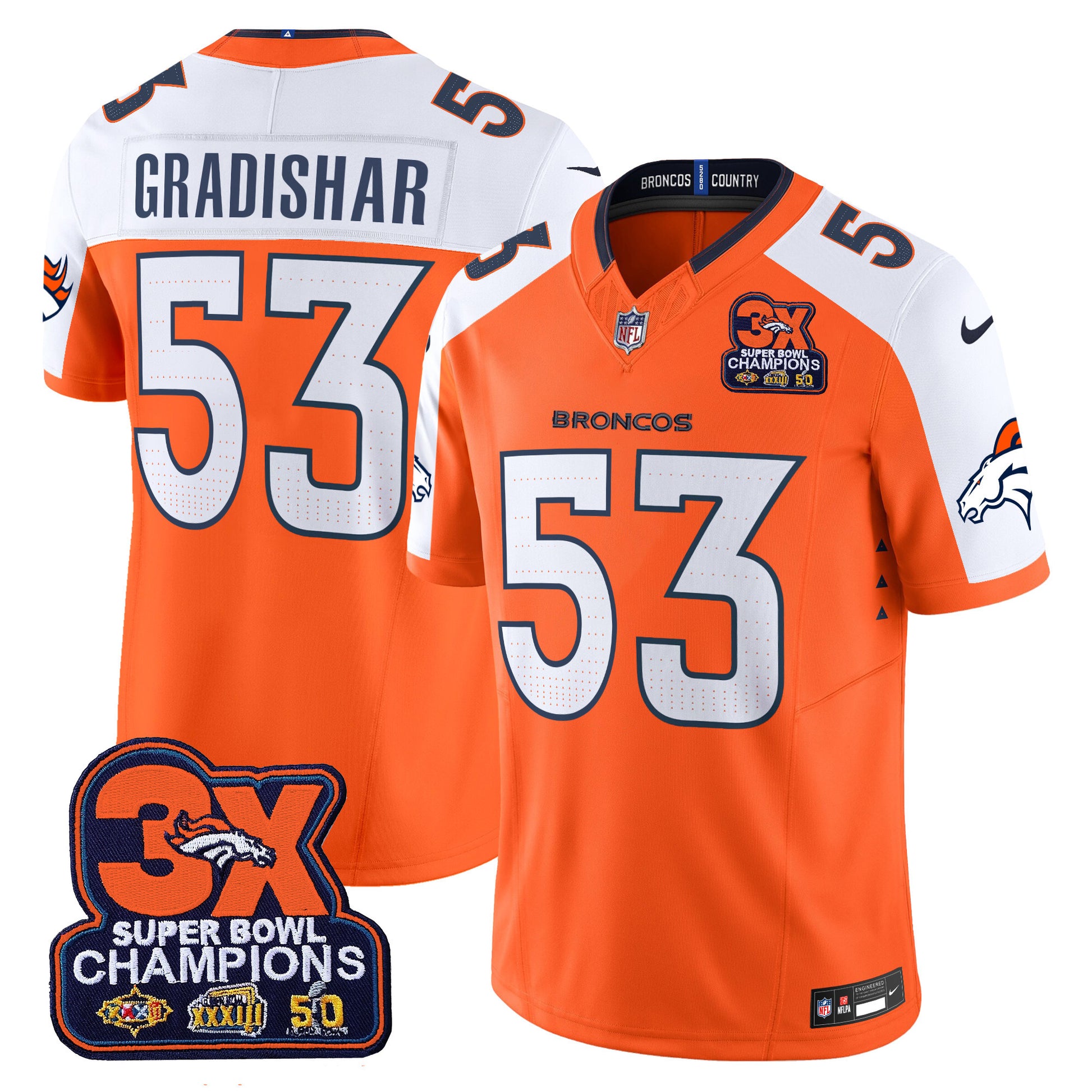 Orange Alternate - Randy Gradishar