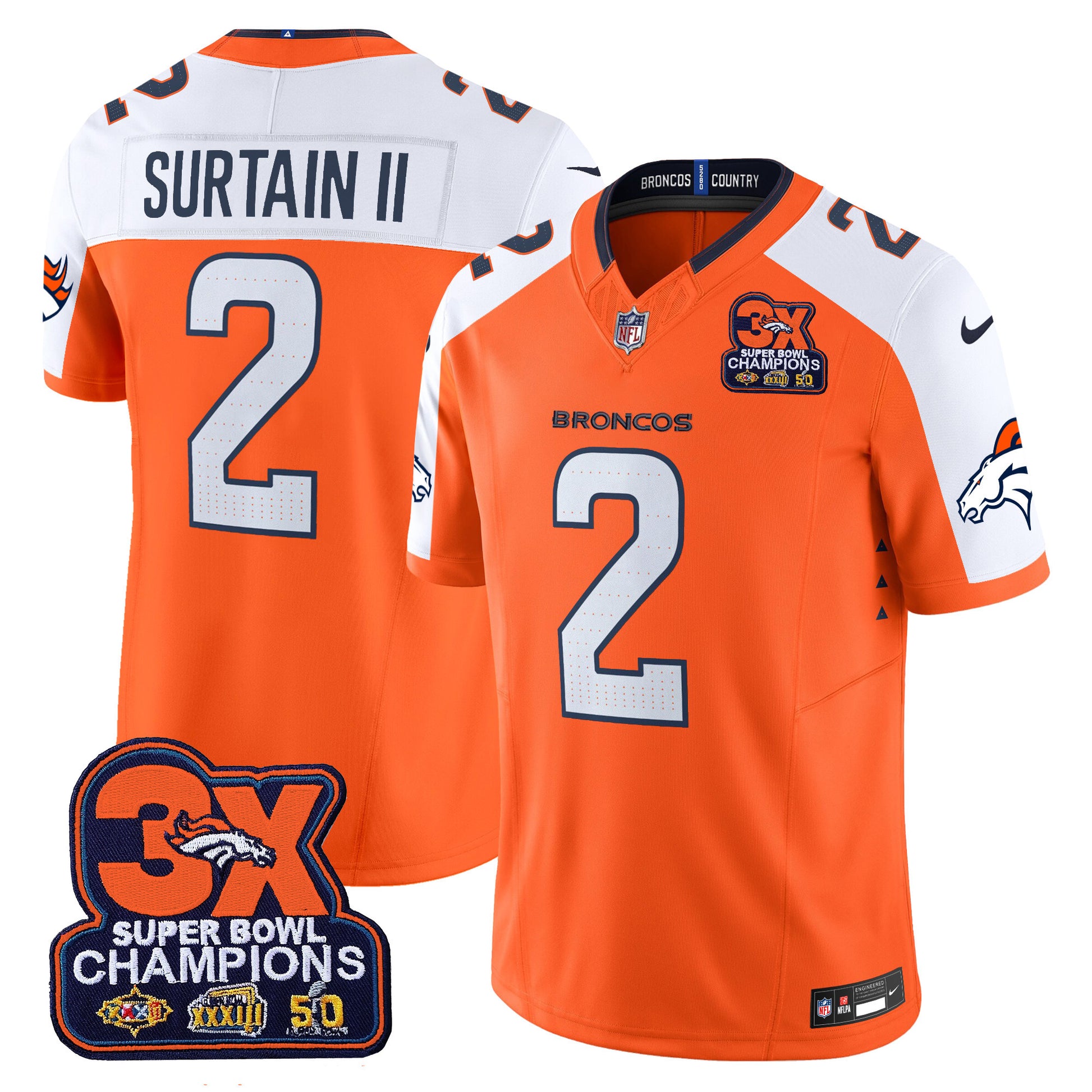 Orange Alternate - Patrick Surtain II