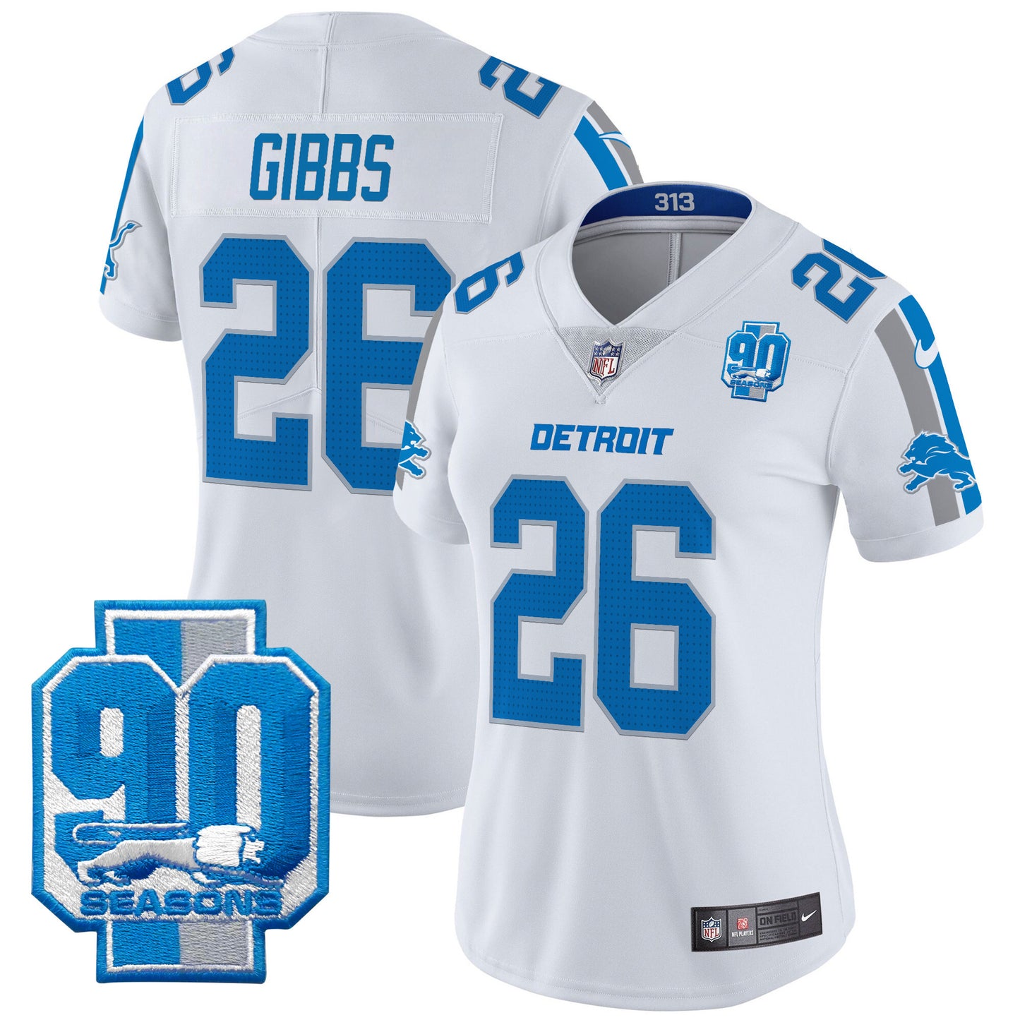 White - Jahmyr Gibbs